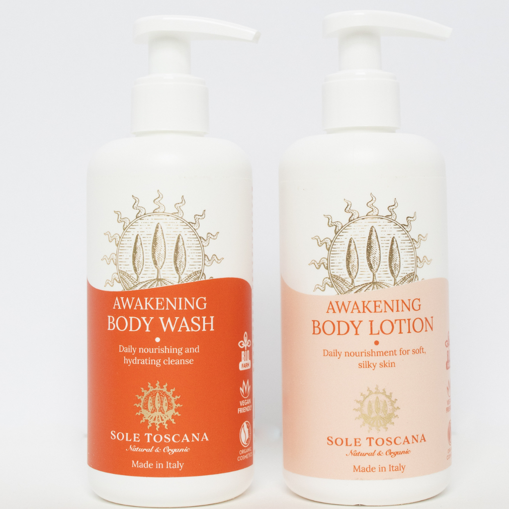 Awakening Organic Body Wash & Lotion Set